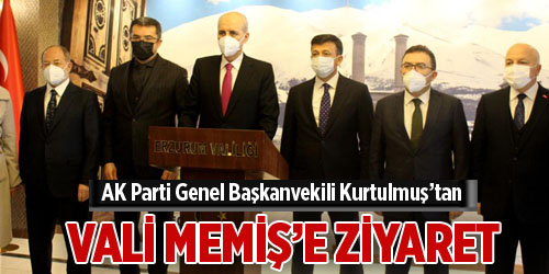 AK Parti Genel Başkanvekili Kurtulmuş’tan Vali Memiş’e ziyaret