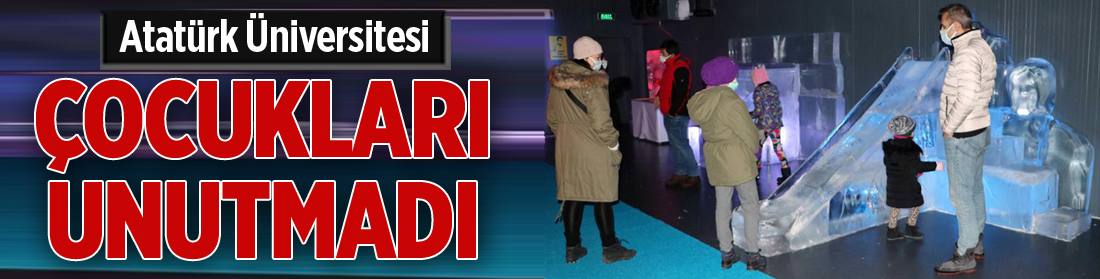 Atatürk Üniversitesinden çocuklara yarıyıl hediyesi