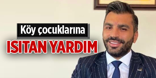 Köy çocuklarına ısıtan yardım