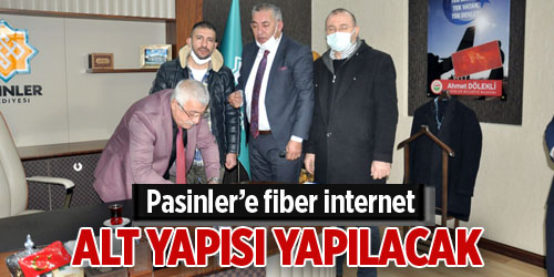 Pasinler’e fiber internet alt yapısı yapılacak