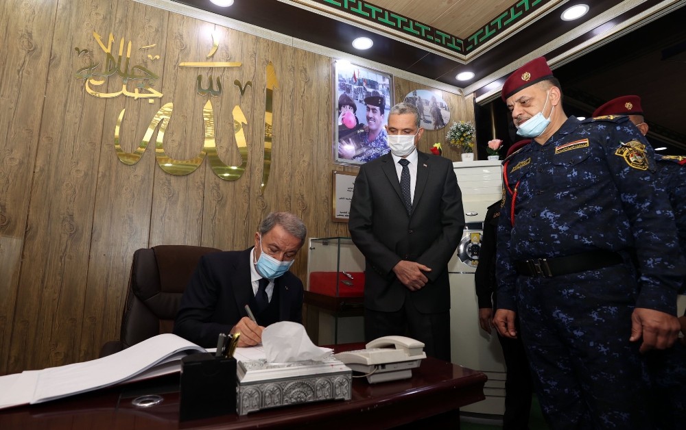 Bakan Akar, Irak İçişleri Bakanı El Ganimi ile görüştü