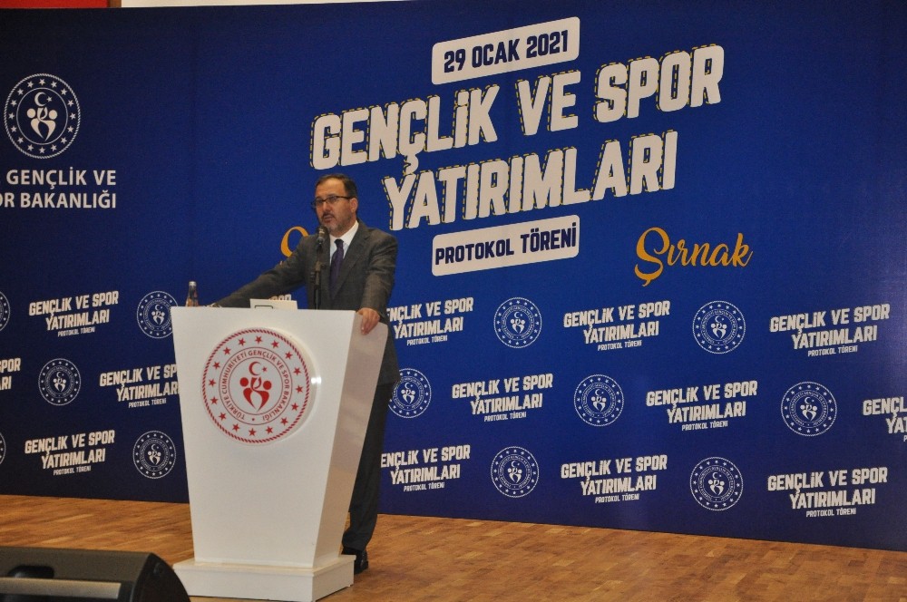 Bakan Kasapoğlu’ndan Şırnak’a yatırım müjdesi