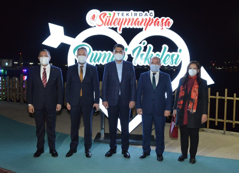 Bakan Kurum, Rumeli İskelesi’ni gezdi