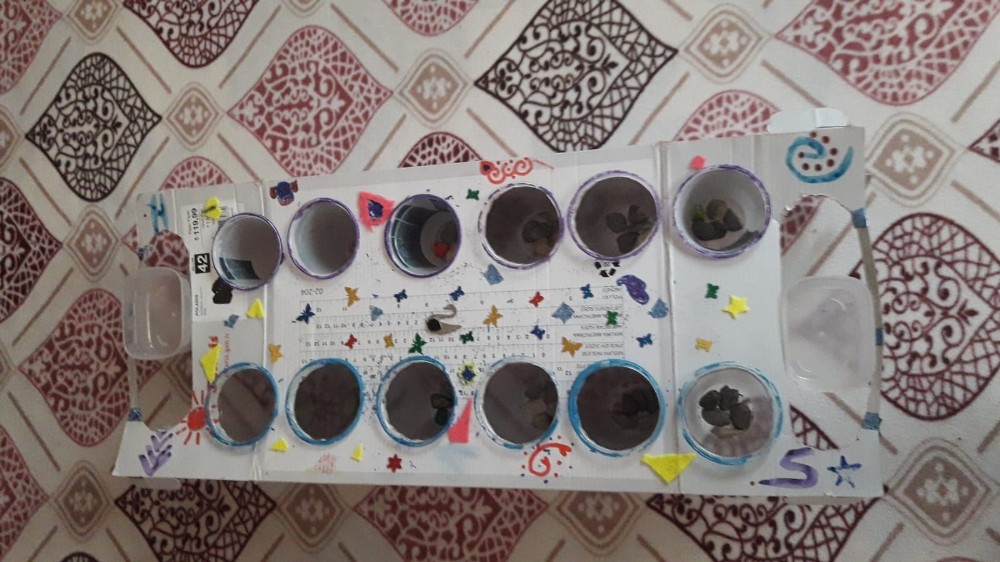 Bilgi Evi öğrencileri atık malzemelerden kendi akıl ve zeka oyunlarını tasarladı