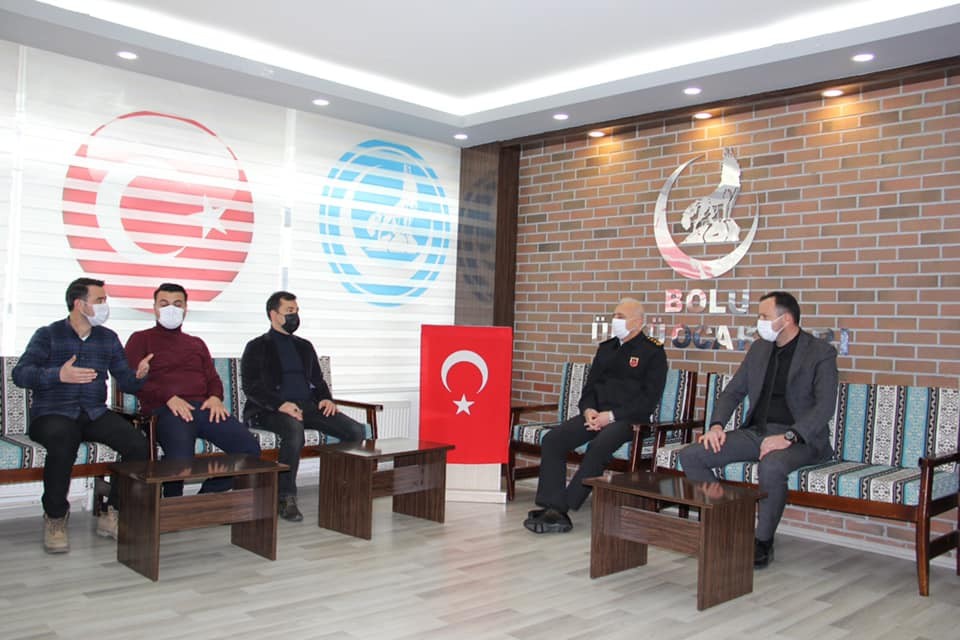 Bolu Jandarma Alay Komutanı Albay Ersever’den Ülkü Ocakları ziyareti açıklaması