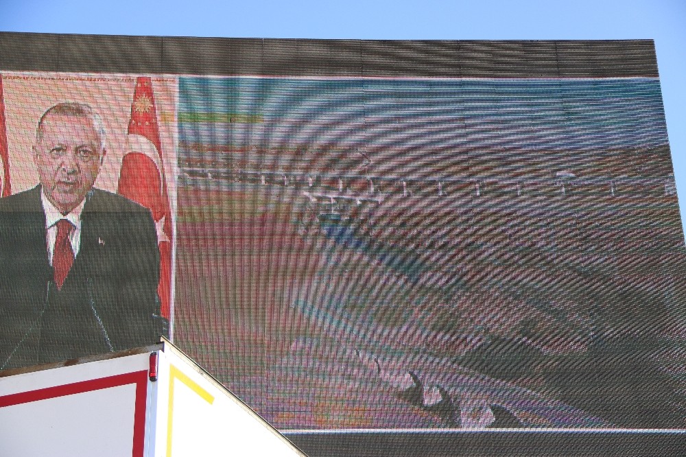 Cumhurbaşkanı Erdoğan video konferans yöntemi ile Diyarbakır’daki açılışa katıldı