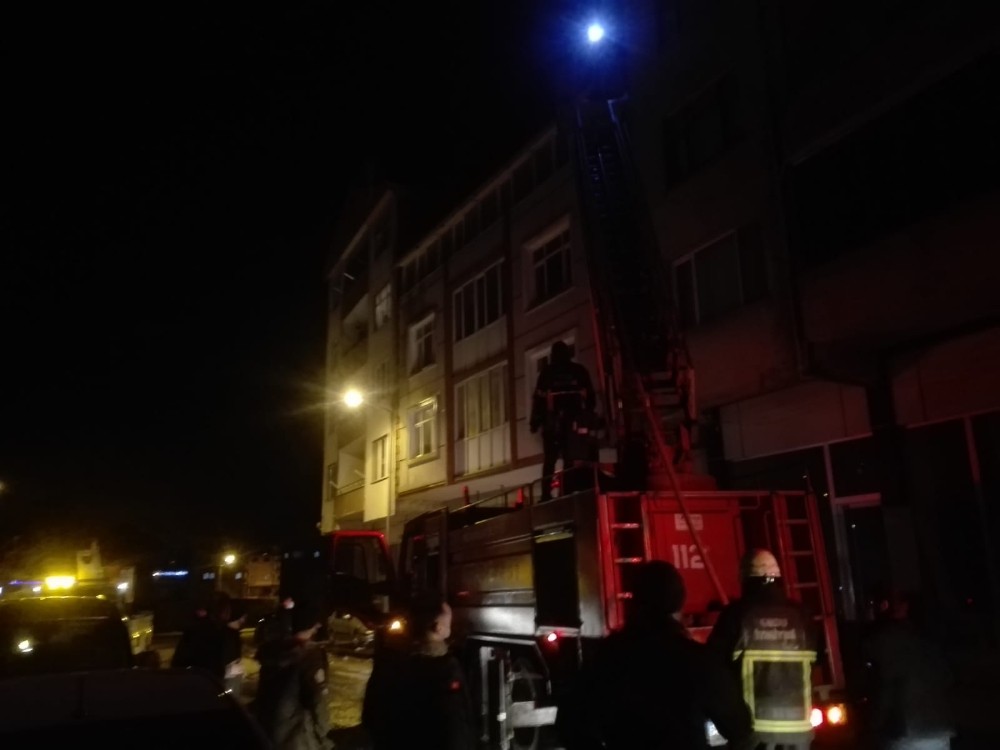 Halk Eğitim Merkezi’nde yangın paniği