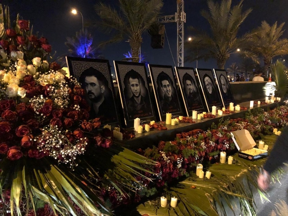 İranlı General Süleymani ve El-Mühendis için Bağdat’ta anma töreni