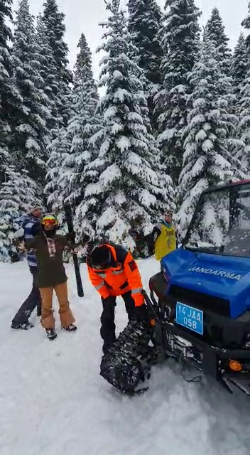 Kartalkaya’da kaybolan 5 kişiyi JAK ekipleri kurtardı