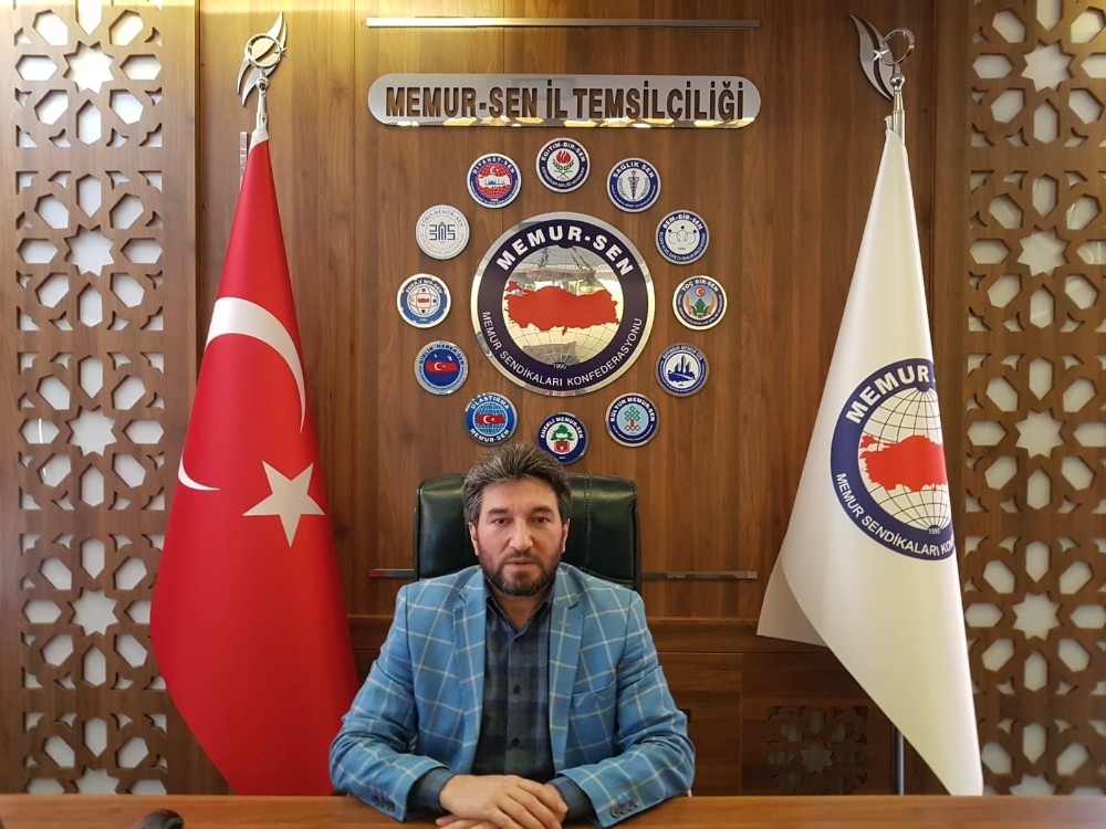 Memur-Sen İl Temsilcisi Karataş: “Gelirde adalet için seyyanen zam yapılmalı, vergide adalet için oran sabitlenmeli, matrah artmalı”