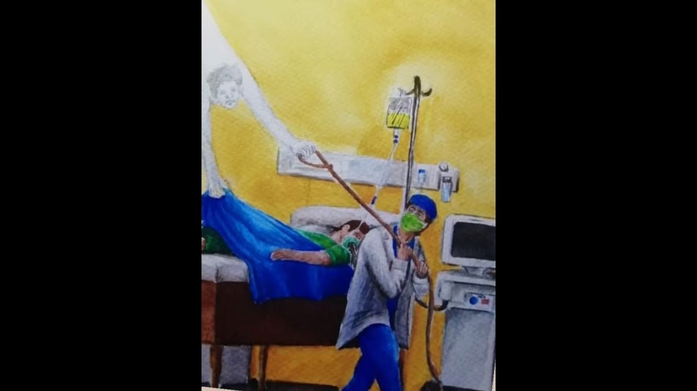 Safranbolu İMKB Güzel Sanatlar Lisesi öğrencilerinden “Pandemide Yaşam” konulu çevrimiçi resim sergisi