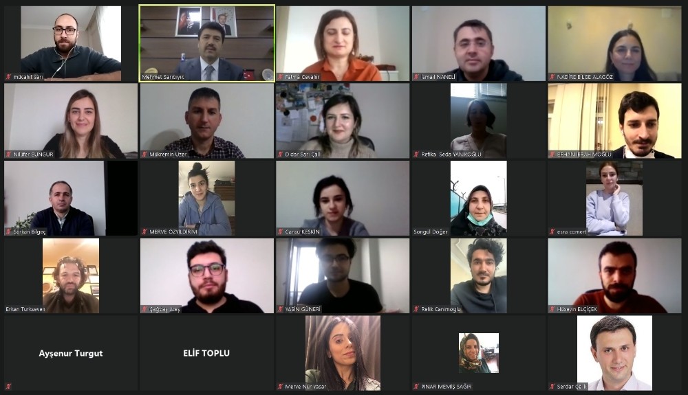 SUBÜ’den çevrim içi stratejik plan değerlendirme toplantısı