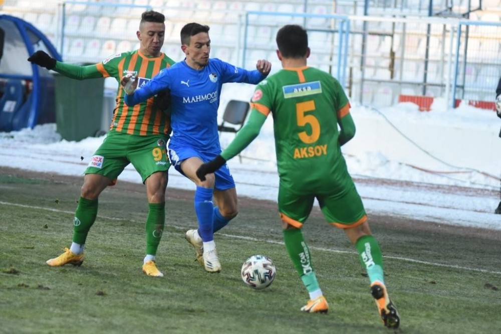 Süper Lig: BB Erzurumspor: 1 – Alanyaspor: 1 (Maç sonucu)