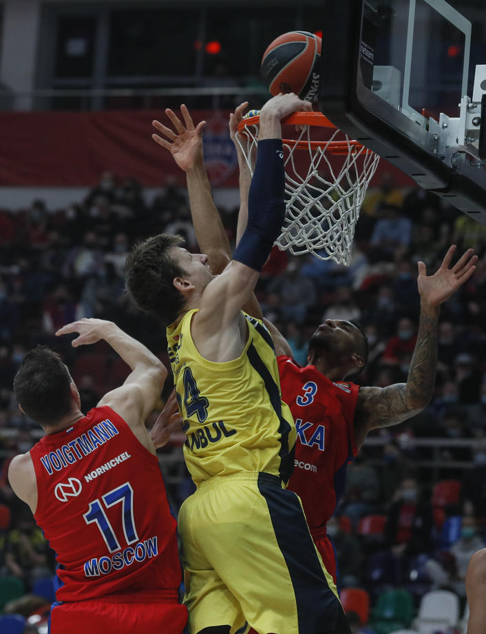 THY Euroleague: CSKA Moskova: 83 – Fenerbahçe Beko: 89