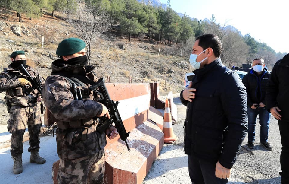 Vali Masatlı’dan polis kontrol noktalarında denetim