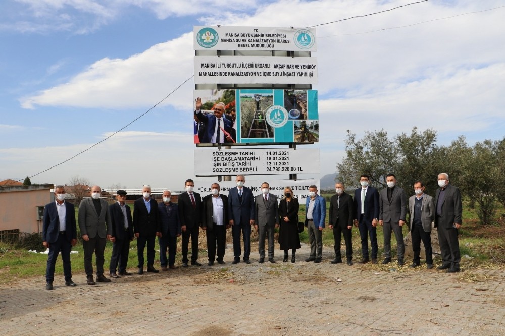 30 milyonluk altyapı yatırımına ilk kazma vuruldu