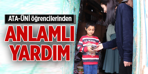 Atatürk Üniversitesi öğrencilerinden örnek davranış