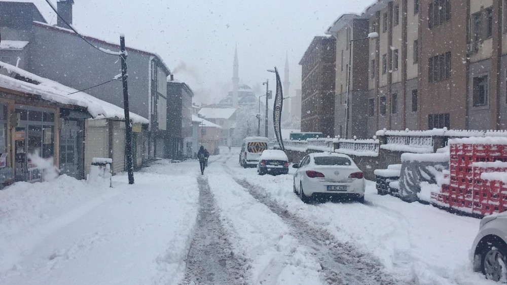 Bingöl’de kar nedeniyle yüz yüze eğitime 2 gün ara verildi