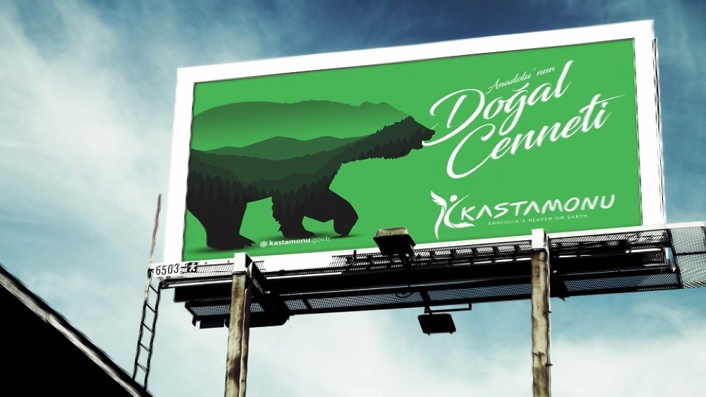 Kastamonu için hazırlanan şehir logosunda ‘ayı’ figürü kullanıldı