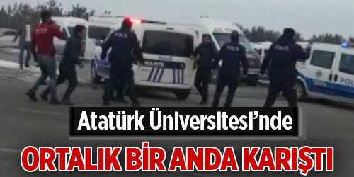 Erzurum’da minibüs şoförlerinin taşlı sopalı kavgası: 9 yaralı