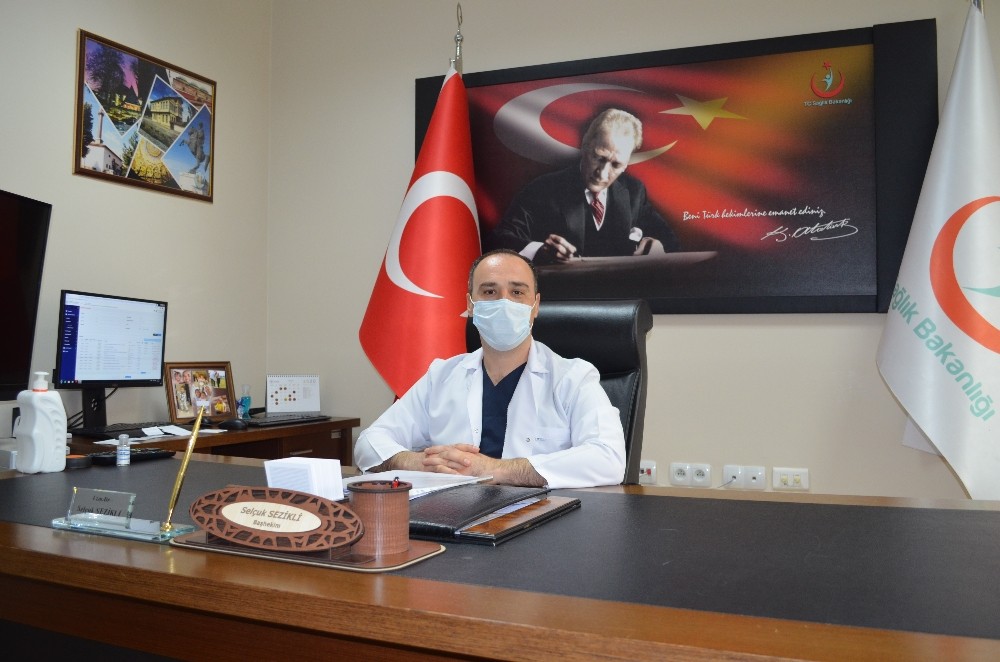 Merzifon’da sağlık çalışanlarına 2. doz aşı