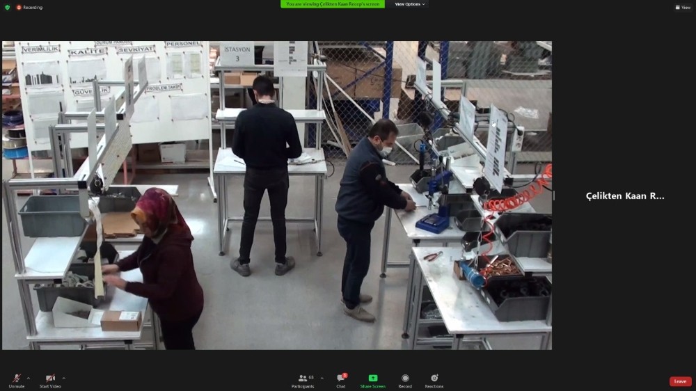 Online düzenlenen yalın üretim seminerine fabrikalardan yoğun ilgi