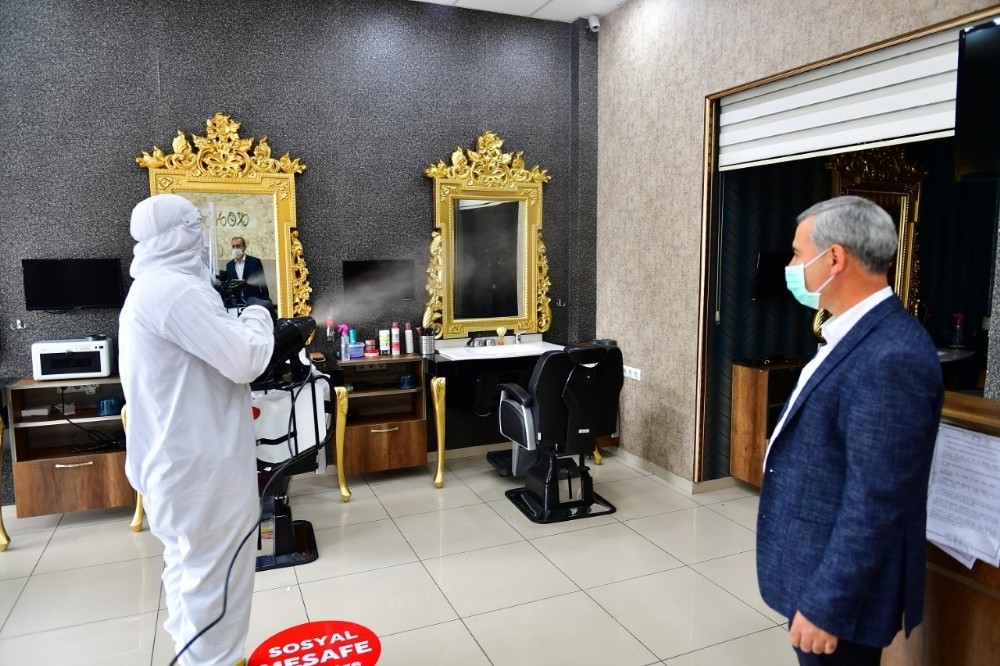 Yeşilyurt 2 bin 280 kez dezenfekte edildi