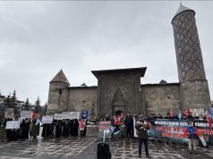 Erzurum’da Gazze için Sessiz Yürüyüş Devam Etti